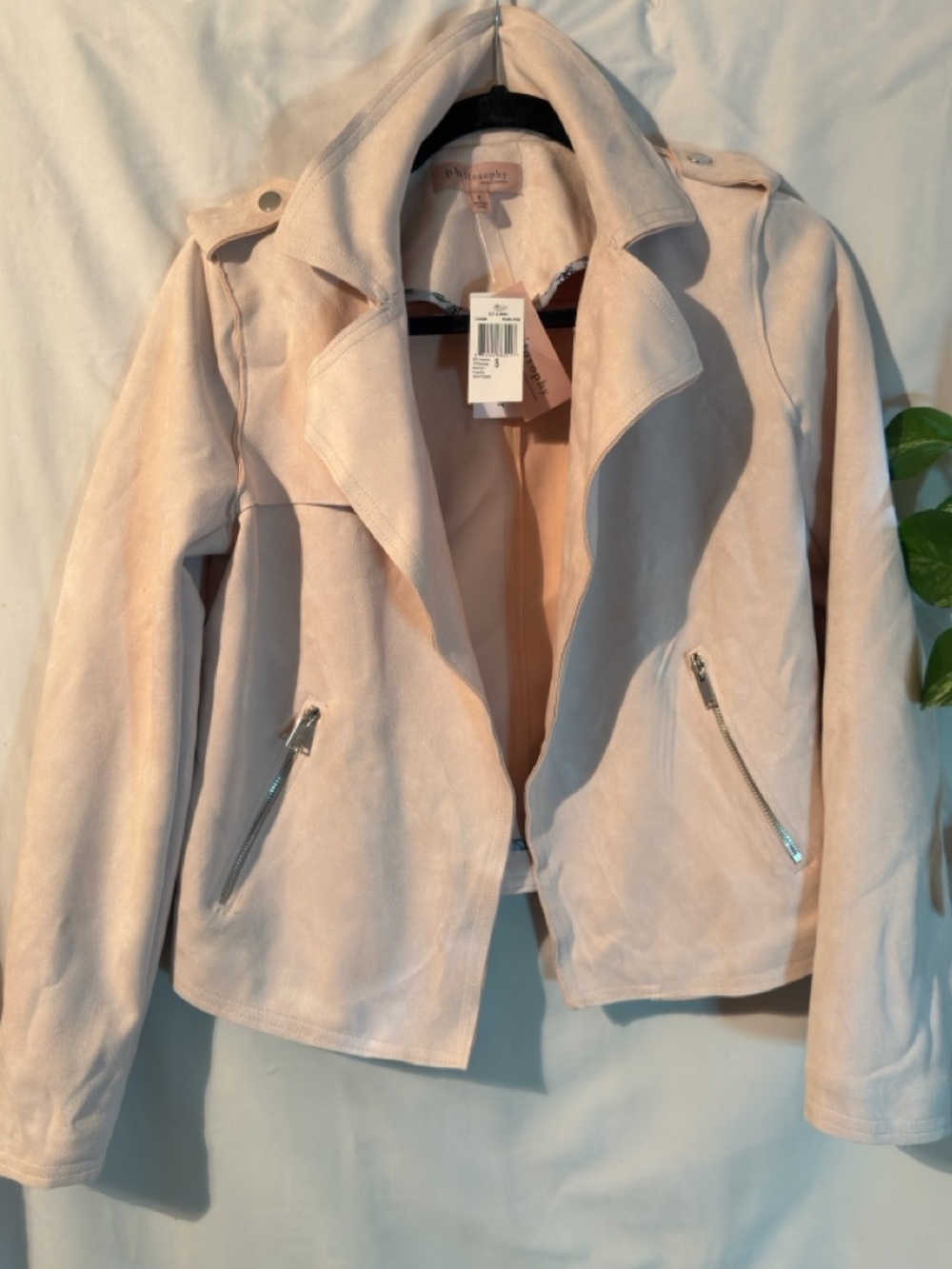 Philosophy Soft Blush Moto Jacket